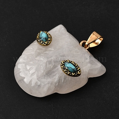 Природные и синтетические смешанные подвески драгоценных камней G-Z090-02G-1