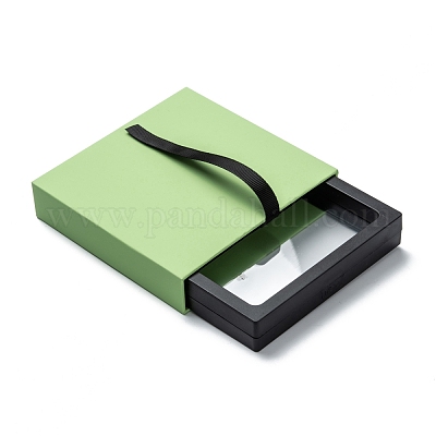 Квадратные прозрачные pe тонкопленочные подвесные стенды для ювелирных изделий CON-D009-03A-01-1