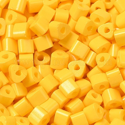 Запекание расписной стеклянной бусины SEED-H002-K-D301-1