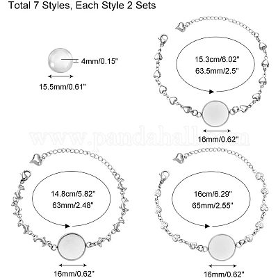Изготовление браслетов diy DIY-PH0025-78P-1