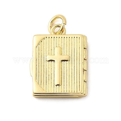 Книга с крестообразными латунными подвесками KK-I364-49G-1