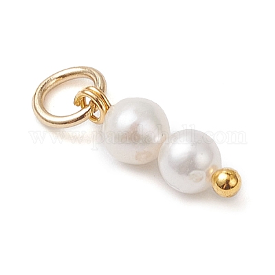 Подвески из натурального культивированного пресноводного жемчуга круглой формы PALLOY-JF04308-1