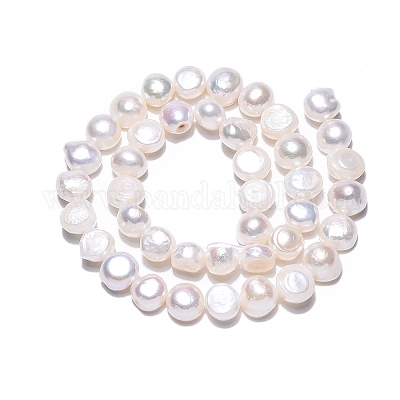 Нити из натурального культивированного пресноводного жемчуга PEAR-N014-08E-01A-1