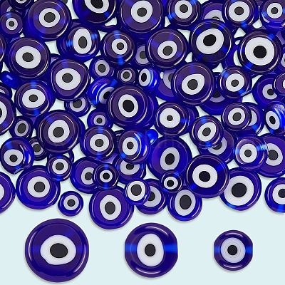 3 нити 3 стиля ручная работа сглаз лэмпворк плоские круглые бусины нити LAMP-LT0001-13-1