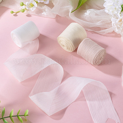 3 рулон 3-х цветной складчатой полиэстеровой ленты OCOR-TA0002-98C-1