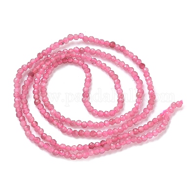 Натуральный розовый турмалин бисер нитей G-P457-A01-14H-1