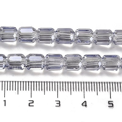 Стеклянные бусины с гальваническим покрытием  EGLA-D030-19M-1