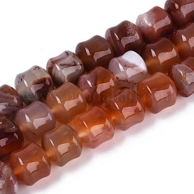 Натуральный красный агат бисер нитей&nbsp;G-N353-06A-05-1