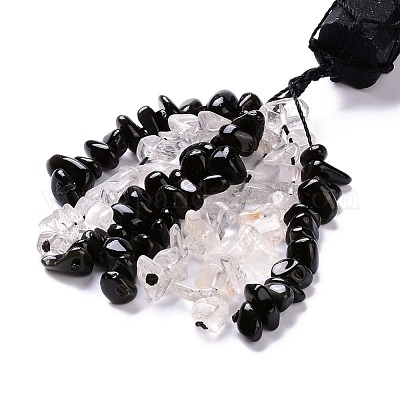 Натуральные драгоценные камни большие подвесные украшения HJEW-F012-02A-1