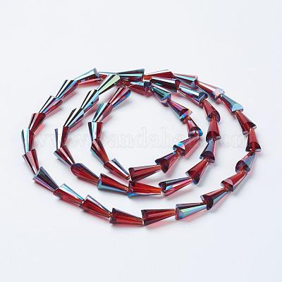 Perles en verre electroplate&nbsp;EGLA-E001-05-1