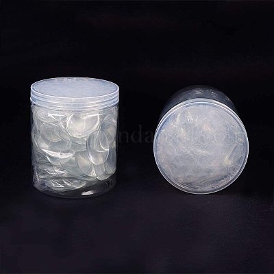 Прозрачные стеклянные кабошоны GGLA-PH0004-18-1