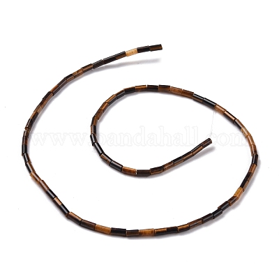 Природных тигровый глаз бисер нитей G-M389-19-1