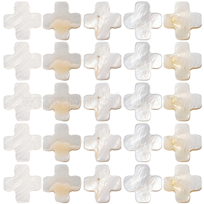 60 шт. натуральные пресноводные бусины из ракушек SSHEL-SC0001-39-1