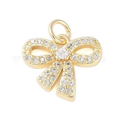 Покрытие стойки латунь микропаве прозрачные подвески из кубического циркония KK-Z060-06G-01-1