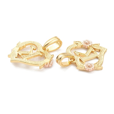 Настоящие кулоны из латуни KK-J042-43G-K-1