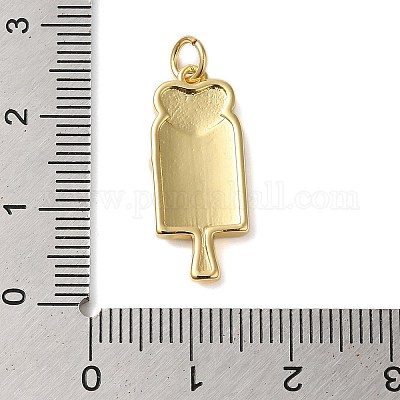 Подвески из латуни с эмалью в стойку KK-S372-03D-02-1