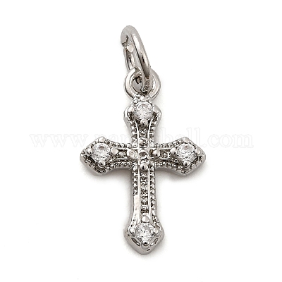 Латунные микро проложить кубического циркония подвески KK-C134-26P-1