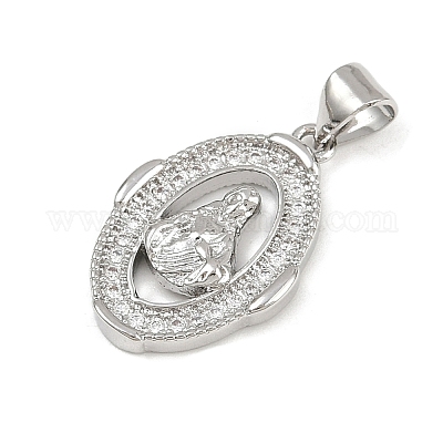 Латунные микро проложить кубического циркония подвески KK-P323-11E-P02-1