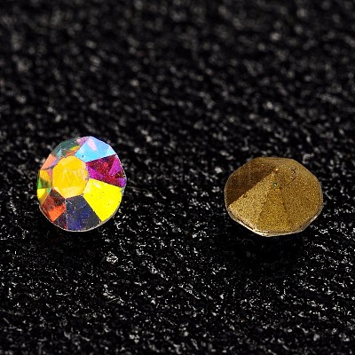 Конусные стеклянные стразы CR3mm11Y-1-1