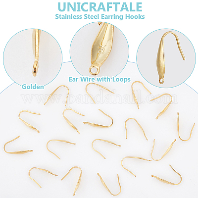 50 шт. крючки для сережек из хирургической нержавеющей стали 316 STAS-UN0058-31-1