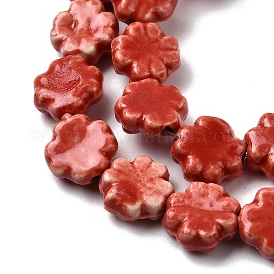 Фарфора ручной работы бисер нитей PORC-K010-05A-1