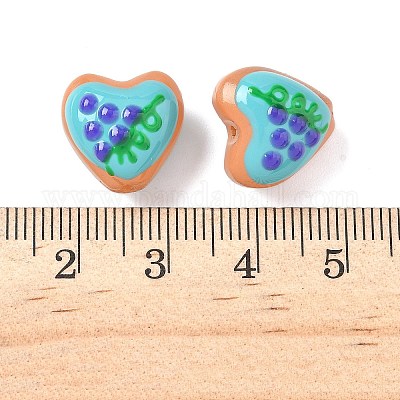 Бусины из стеклянной эмали LAMP-D303-02D-1