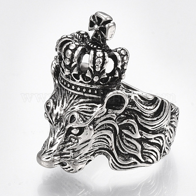 Сплав манжеты кольца пальцев RJEW-T006-36-1