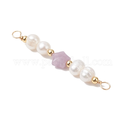 Подвески-звезды из искусственного голубого кружевного агата PALLOY-JF04719-1