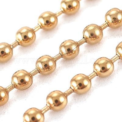 Шариковые цепи из нержавеющей стали 304 с вакуумным покрытием pvd CHS-F009-01C-G-1