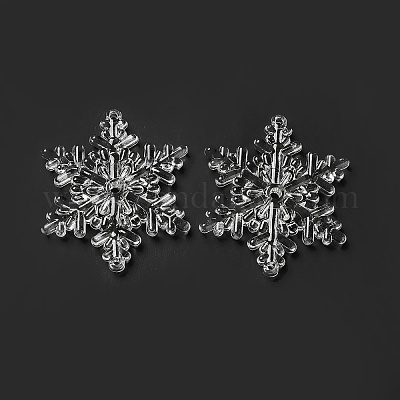 Рождественские прозрачные акриловые подвески TACR-P003-01B-1