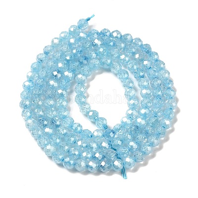 Бусины из кубического циркония ZIRC-C006-01B-08-1