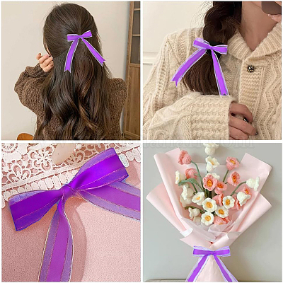 1 рулон однотонных лент из органзы ORIB-CY0001-02D-1