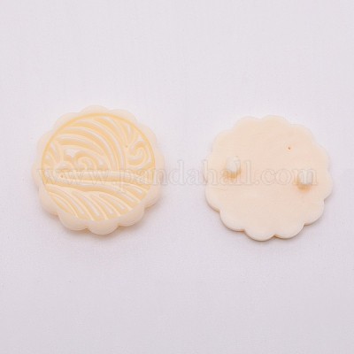 Stampo mooncake in plastica abs&nbsp;TOOL-WH0018-39-1