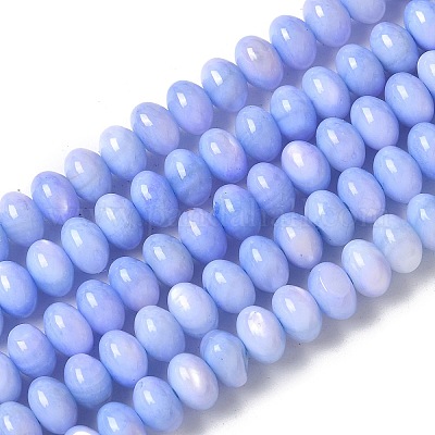 Eau douce naturelle de coquillage perles brins&nbsp;SSHEL-C013-07I-1