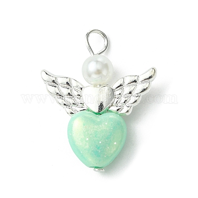 50шт. подвески-сердечки из акрила PALLOY-JF02975-1