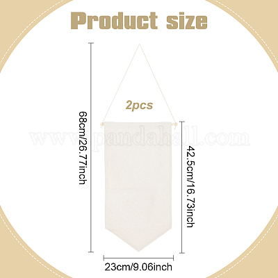 Настенная подвесная брошь из полиэстера HJEW-WH0071-11-1