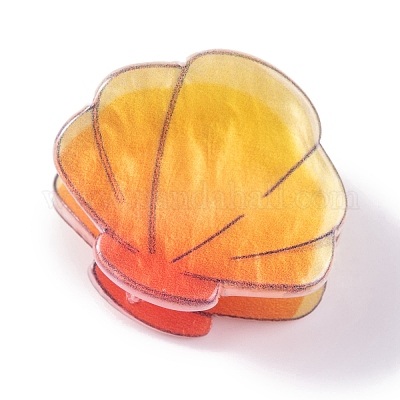 Симпатичные мини-заколки для волос в форме ракушки из акрила PHAR-A012-05B-1