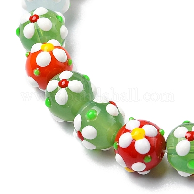 Бусы лэмпворк ручной работы LAMP-A154-05K-1