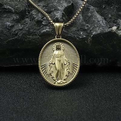 201 подвеска из нержавеющей стали NJEW-C034-35G-1