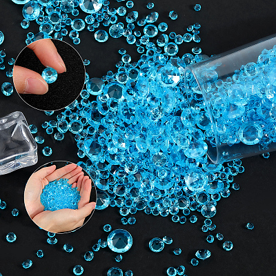 6300 шт. акриловые стразы с заостренной задней частью кабошоны GACR-SP0001-03C-1