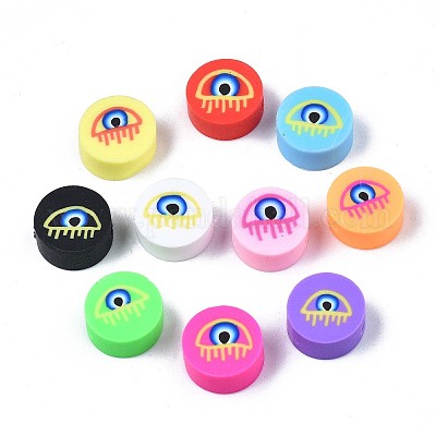 Бусины из полимерной глины  CLAY-SZ0002-06-1