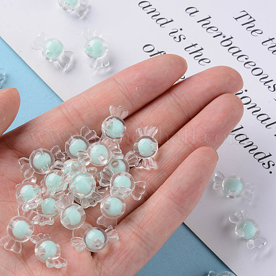 Прозрачные акриловые бусины&nbsp;LS-TACR-S152-03A-SS2111-1