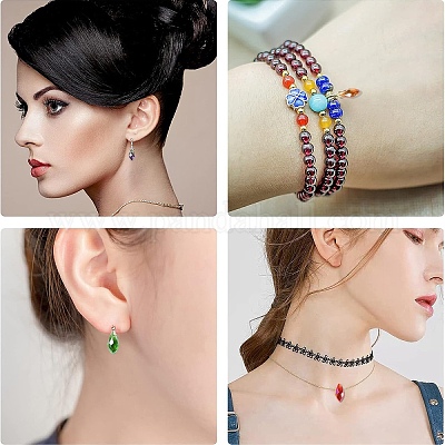 50 шт. стеклянные граненые бусины-капли из гальванического стекла EGLA-YW0005-17A-1