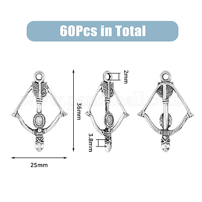 60 шт. Подвески из сплава в тибетском стиле FIND-DC0004-37-1