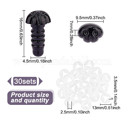 30 комплект пластиковых носов для безопасности собак FIND-GO0002-17B-1