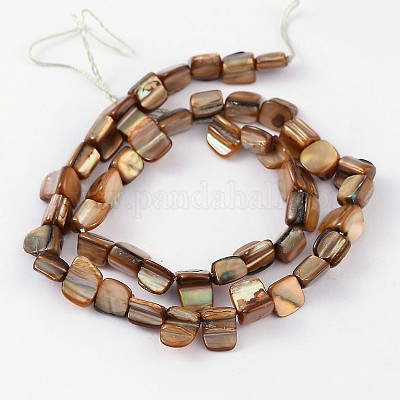 Нити бусин из ракушек&nbsp;X-PBB052Y-1