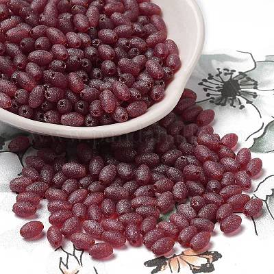 Стеклянные бусины прозрачных цветов SEED-F006-03A-07-1