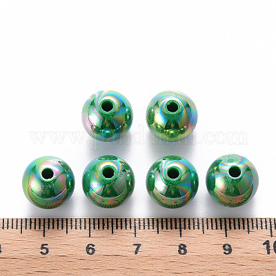 Непрозрачные акриловые бусины MACR-S370-D12mm-24-1