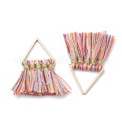 Кулон с кисточкой из поликоттона (полиэстер) FIND-T012-01A-1