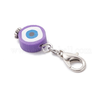 Кулон из полимерной глины ручной работы HJEW-JM04110-02-1